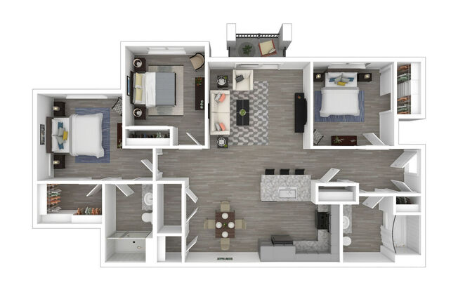 3 beds, 2 baths, 1,212 sqft, $1,597