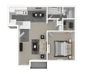 1 bed, 1 bath, 597 sqft, $949