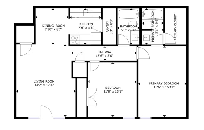 2 beds, 2 baths, 1,140 sqft, $1,549, Unit 309F