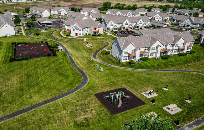 Aerial View Of The Playground & Dog Park