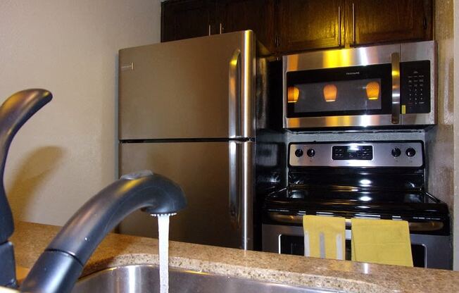 LaVita on Lovers Lane kitchen area with appliances