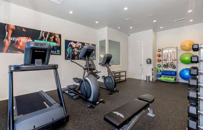 The Hedrick on Mountain Townhome-Style Apartments in Tucson, Arizona Fitness Center