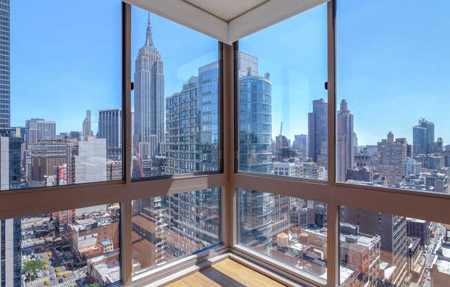 Floor-to-Ceiling Windows and City Views