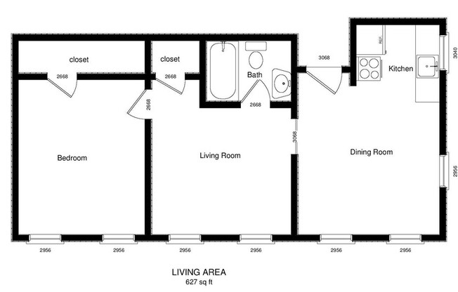 1 bed, 1 bath, 600 sqft, $1,495, Unit Apt 1