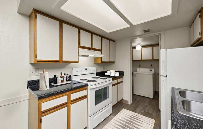 Kitchen with White Cabinetry