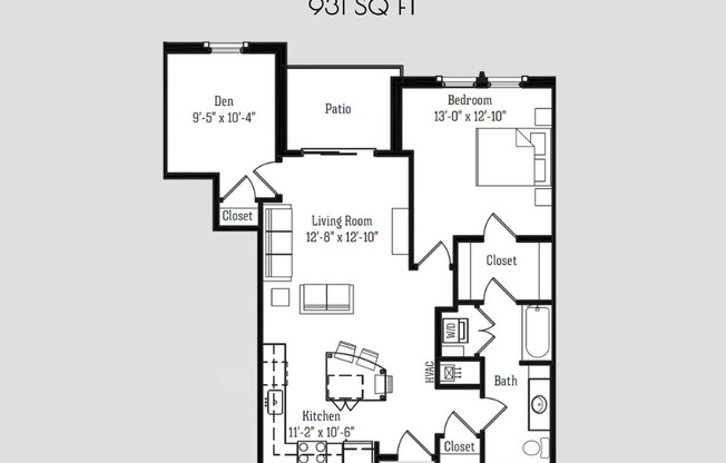 2 beds, 1 bath, 931 sqft, $2,100, Unit 8333 Globe Drive - 311