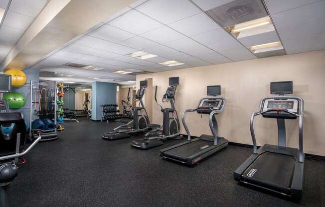 Fitness Center With Modern Equipment at Miramar, Washington