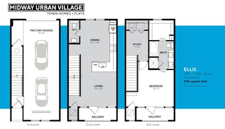 1 bed, 1 bath, 1,030 sqft, $2,150