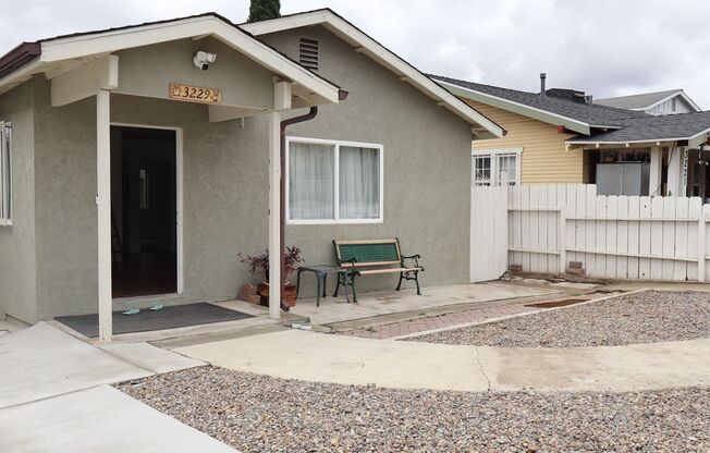 Single 2 bedrooms 2 baths house in San Diego CA.