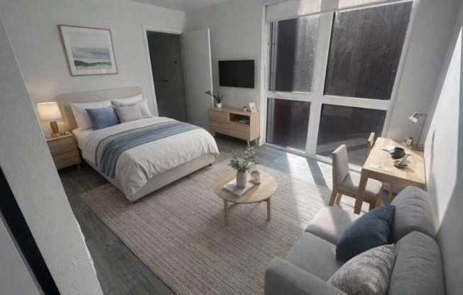 Studio, 1 bath, 264 sqft, $1,225, Unit 614