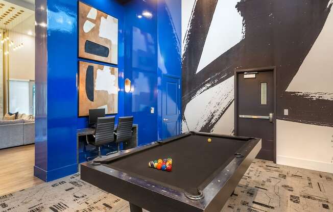 Pool in Clubhouse at Arcadia Apartments