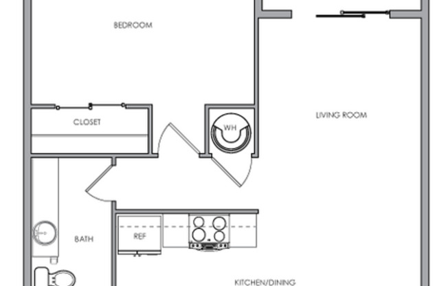 1 bed, 1 bath, 650 sqft, $2,050, Unit 03