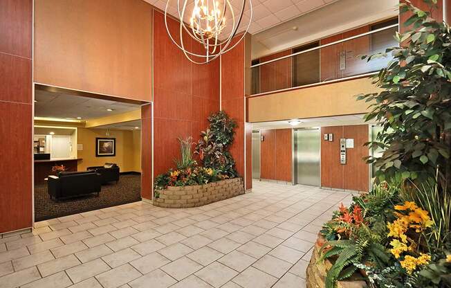 Lobby of the West Building - Gates Mills Place in Mayfield Heights OH
