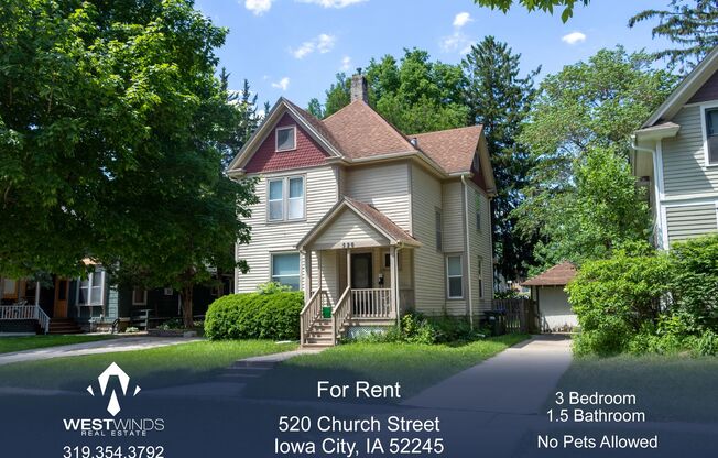 $2,500 | 3 Bedroom, 1.5 Bathroom House | NO PETS | Available for Immediate Move In!