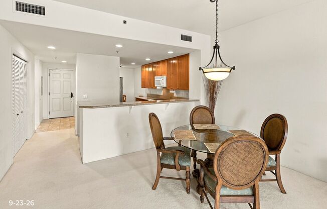 Fully Furnished 2 bedroom 2 bath at the Colony at the Peninsula!! $4500/month