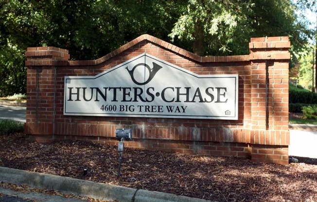 Property Signage at Hunters Chase, Greensboro, North Carolina