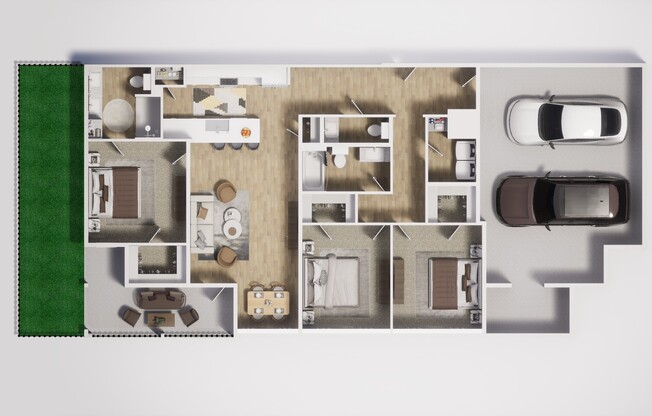 3 beds, 2.5 baths, 1,519 sqft, $2,820