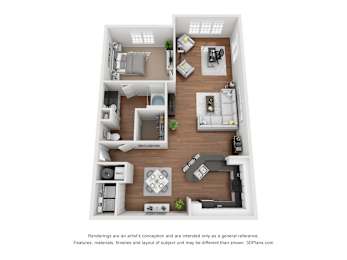 1 bed, 1 bath, 949 sqft, $1,472