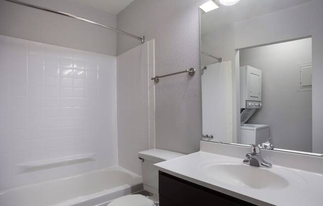 Bathroom with a sink and tub  at Governor's Park, Fort Collins, 80525