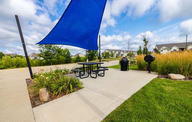 Grilling/Picnic Area with Shade Sail