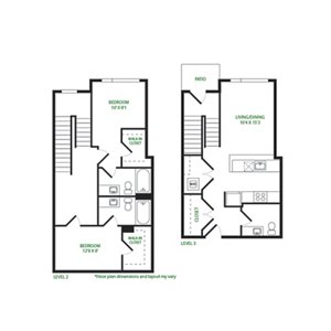 2 beds, 2.5 baths, 1,242 sqft, $3,771