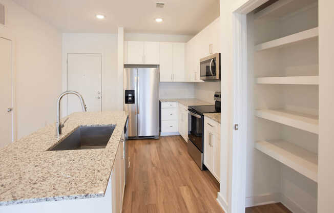 Kitchen with Stainless Steel Appliances