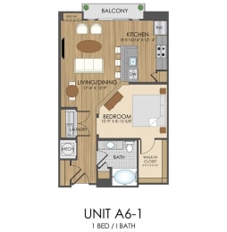 Studio, 1 bath, 750 sqft, $1,891