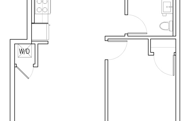 1 bed, 1 bath, 583 sqft, $2,250, Unit 101