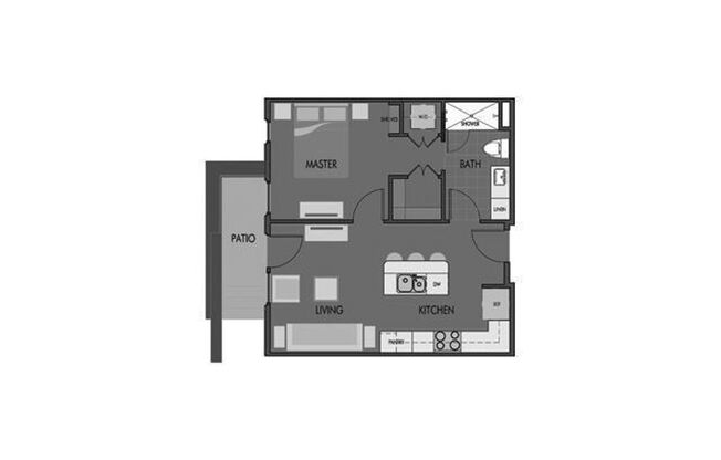 1 bed, 1 bath, 551 sqft, $1,795, Unit 1320 Robert Browning DR #406