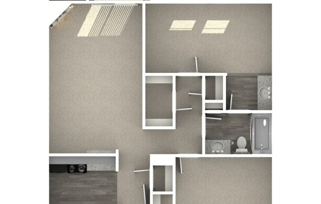 2 beds, 1 bath, 860 sqft, $1,419