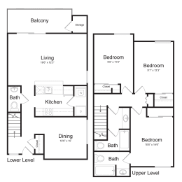 3 beds, 3 baths, 1,260 sqft, $4,511