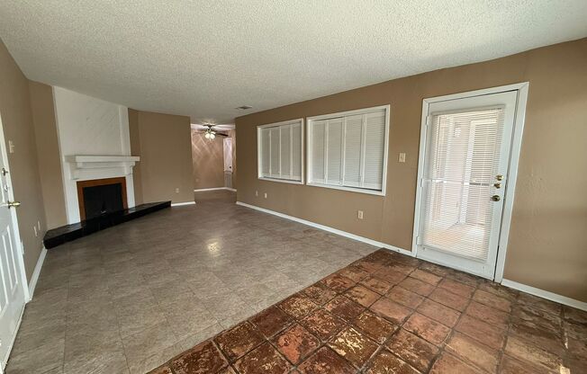 First floor unit with open floor plan!