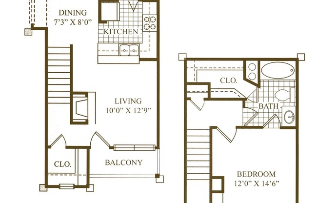 1 bed, 1 bath, 826 sqft, $1,590