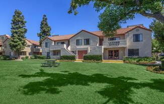 a large lawn in front of a house