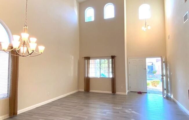 Available on July 31, 2025 For Viewing. Summerlin Beauty! Gated. Master suite with separate seating area. Spacious and open.