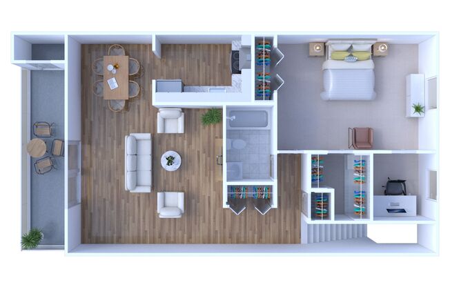 1 bed, 1 bath, 831 sqft, $1,840