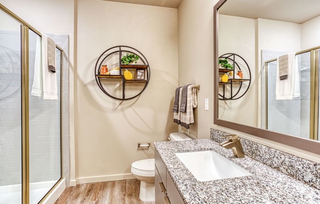 Bright Bathroom at The Beck at Hidden River, Tampa, FL, 33637