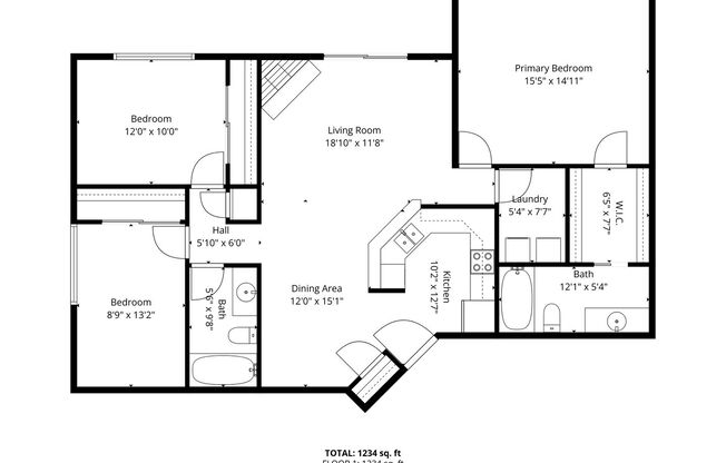 3 beds, 2 baths, 1,325 sqft, $1,999, Unit 1614 - 103