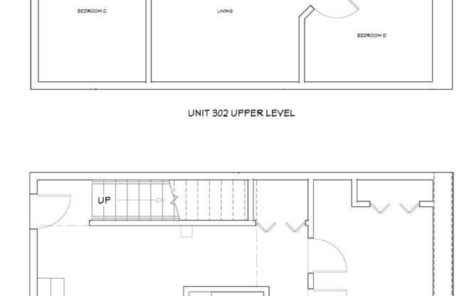 2 beds, 2 baths, 801 sqft, $895, Unit 302 BTB - A