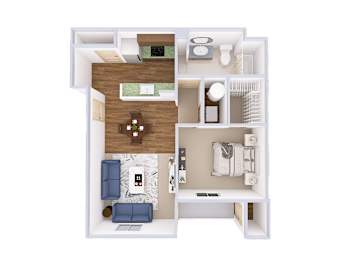 1 bed, 1 bath, 814 sqft, $1,600