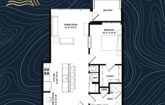 1 bed, 1 bath, 849 sqft, $2,485, Unit #421