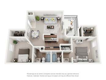 2 beds, 2 baths, 921 sqft, $1,331