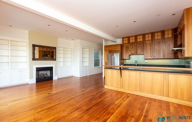 Potrero Hill: Remodeled Top Floor with City Views, Bonus Room & 2 Car Parking