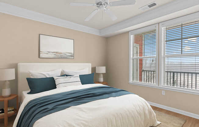 Bedroom with Hard Surface Flooring