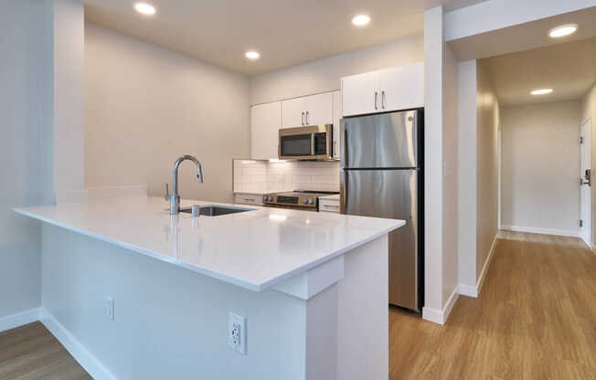 Kitchen with Stainless Steel Appliances