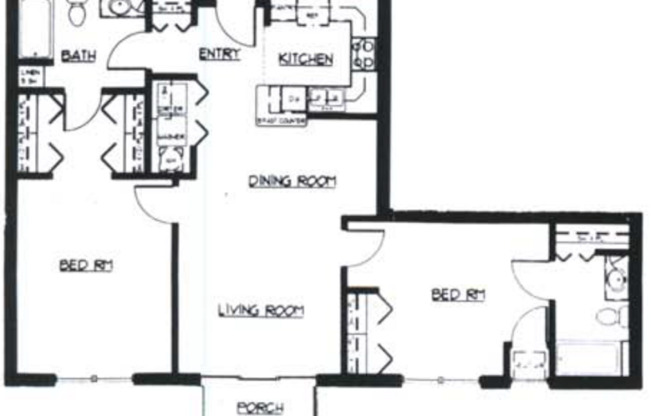 2 beds, 2 baths, 1,100 sqft, $1,825, Unit 1441-306
