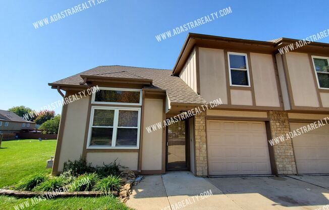 Spacious Duplex in Blue Valley-Available in JUNE!!