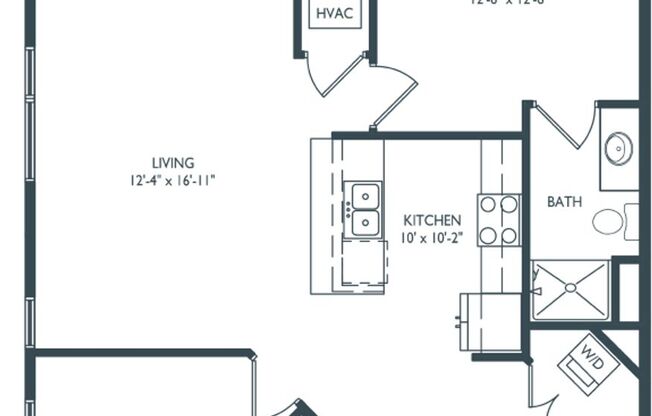 2 beds, 2 baths, 1,029 sqft, $2,300, Unit 101