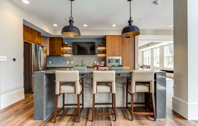 Well Equipped Kitchen And Dining at The Legends at Berry 62+ Apartments, St. Paul