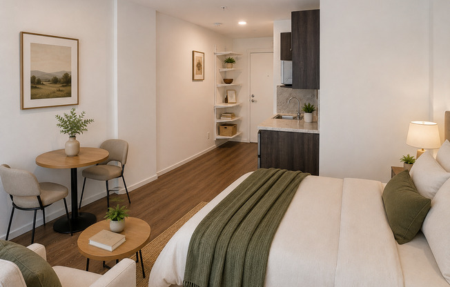 Studio, 1 bath, 190 sqft, $1,275, Unit 204